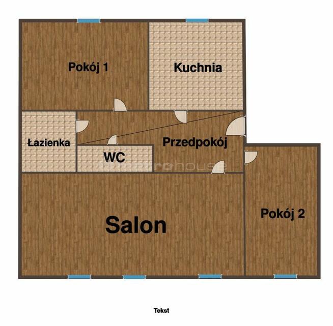 Trzy pokojowe mieszkanie w centrum Serocka