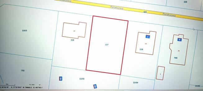 Działka inwestycyjna Nowęcin gm. Wicko, Relaksowa