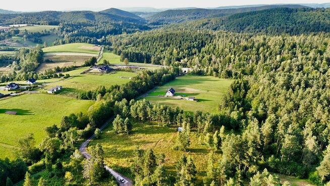 Atrakcyjna działka budowlana w Bieszczadach