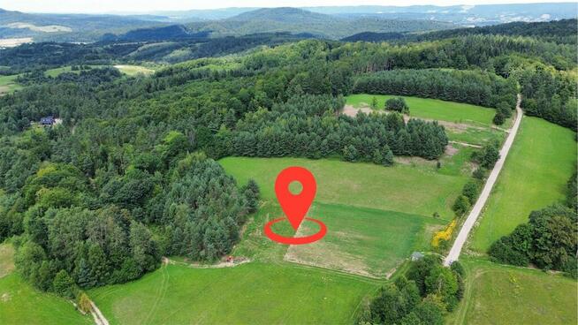 Budowlana działka z lasem w Bieszczadach!