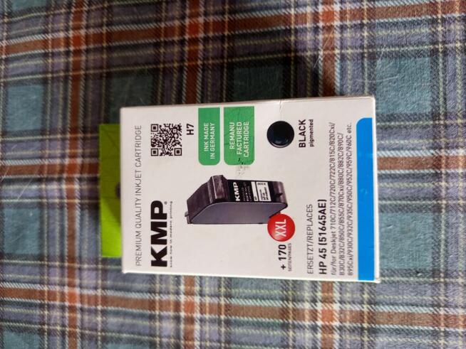 Tusz KMP do HP 45 51645AE Czarny 42 ml 0927,4451