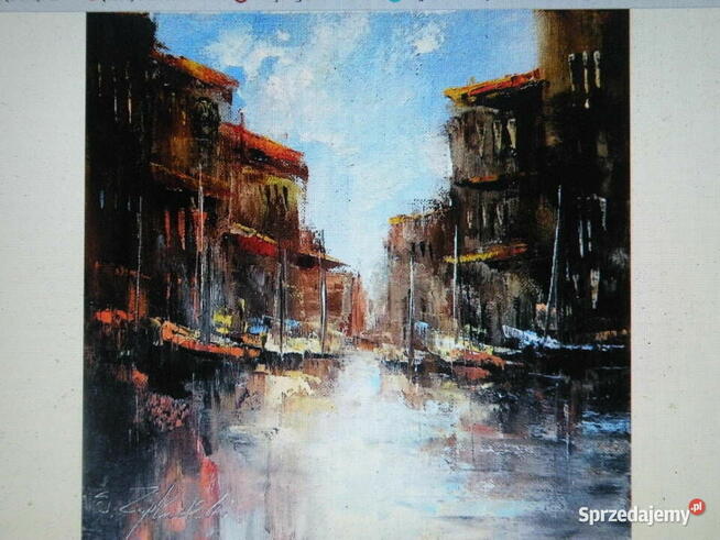 Obraz olejny ITALY - Sławomir Zajkowski - Oryginał sygnowany