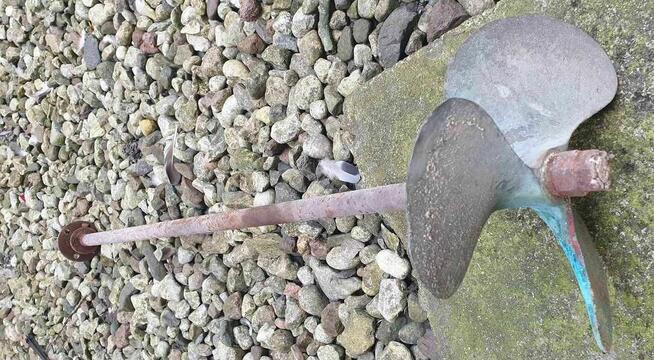 Śruba napędowa mosiężna łódź jacht