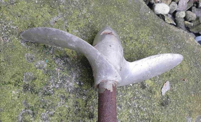 Śruba napędowa aluminiowa zaburtowa do łódź