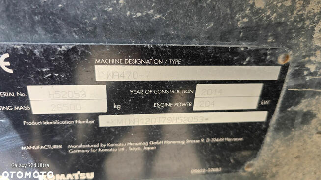 Komatsu Wa470