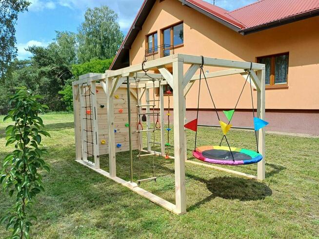 Drewniany duży Plac zabaw Małpi Gaj „JAŚ” DOSTAWA CAŁY KRAJ