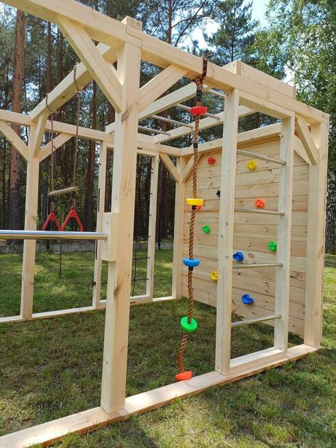 Drewniany duży Plac zabaw Małpi Gaj „JAŚ” DOSTAWA CAŁY KRAJ