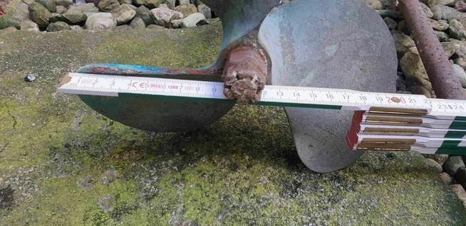 Śruba napędowa mosiężna łódź jacht