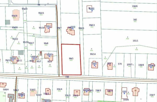 Działka budowlana 2027 m² Pawęzów (pod Tarnowem)