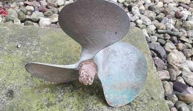 Śruba napędowa mosiężna łódź jacht