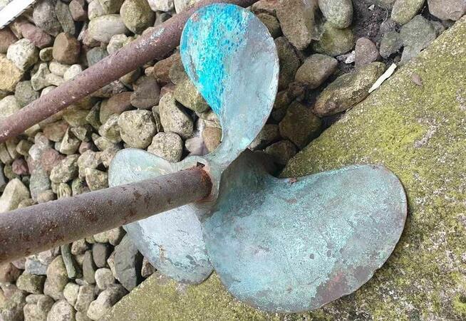 Śruba napędowa mosiężna łódź jacht