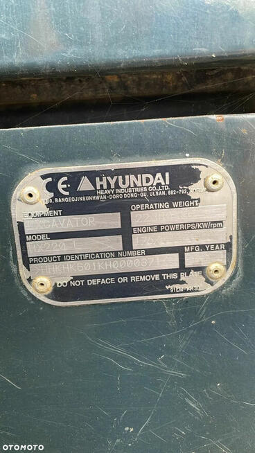 Hyundai Hx220 Mały przebieg!