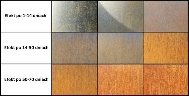 Blacha Cor-Ten 2x1500x2000mm corten korten