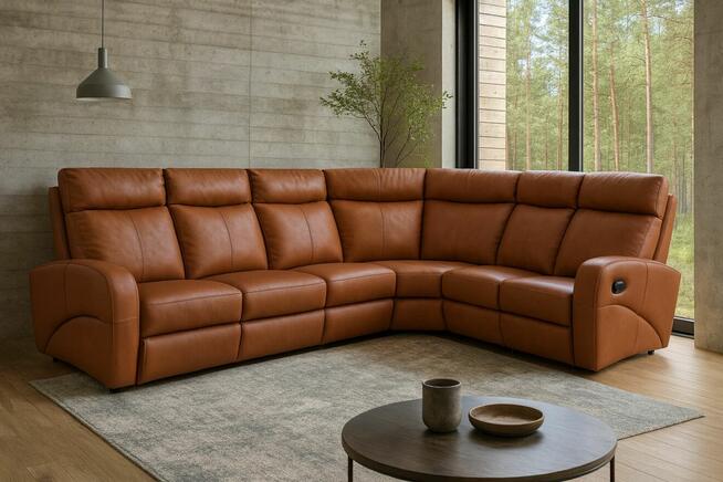 Narożnik ASTON 3x1 - skóra naturalna, elegancja i komfort!