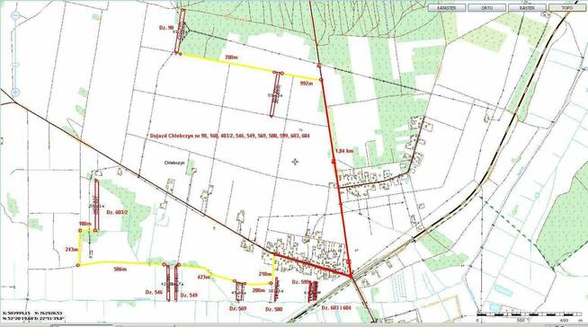 Działka rolna Chlebczyn