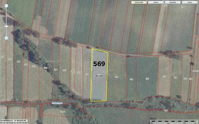 Działka rolna Chlebczyn