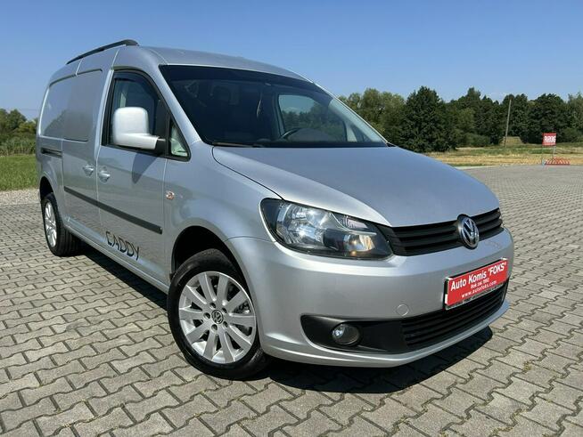 Volkswagen Caddy Long 1,6 102 km Hak navi pół skóra alufelgi tempomat idealny zadbany