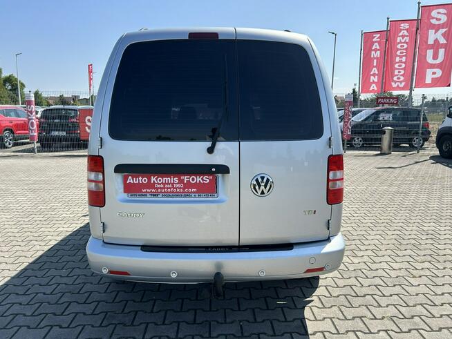 Volkswagen Caddy Long 1,6 102 km Hak navi pół skóra alufelgi tempomat idealny zadbany