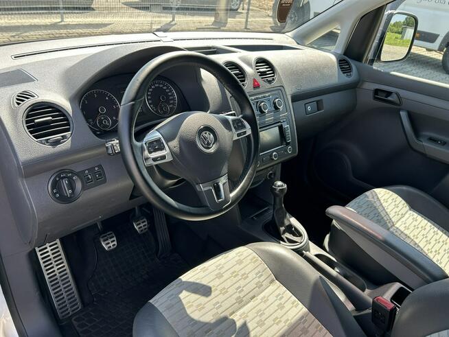 Volkswagen Caddy Long 1,6 102 km Hak navi pół skóra alufelgi tempomat idealny zadbany