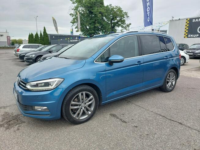 Volkswagen Touran 2,0 TDI 190KM Automat DSG, 7-os, Salon PL, Bezwypadkowy z 2 kpl opon