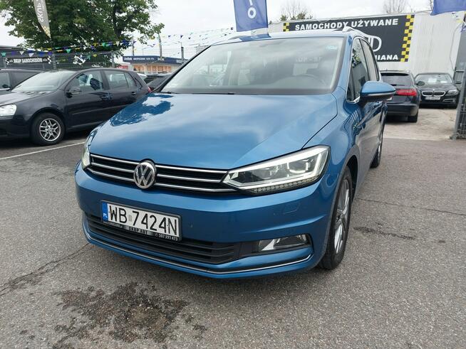 Volkswagen Touran 2,0 TDI 190KM Automat DSG, 7-os, Salon PL, Bezwypadkowy z 2 kpl opon