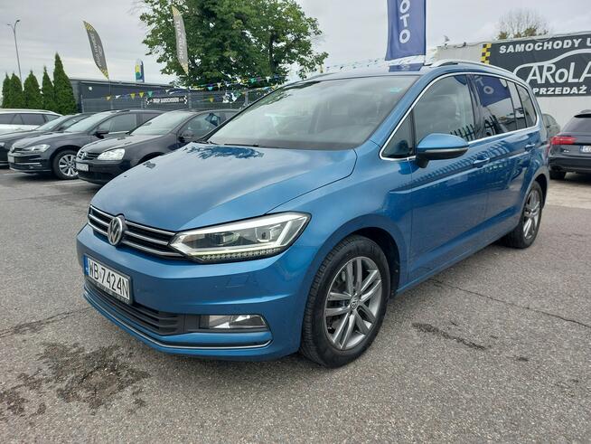 Volkswagen Touran 2,0 TDI 190KM Automat DSG, 7-os, Salon PL, Bezwypadkowy z 2 kpl opon