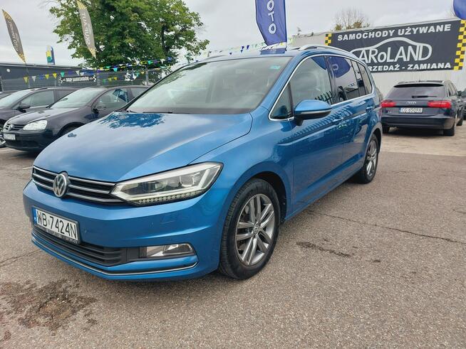 Volkswagen Touran 2,0 TDI 190KM Automat DSG, 7-os, Salon PL, Bezwypadkowy z 2 kpl opon