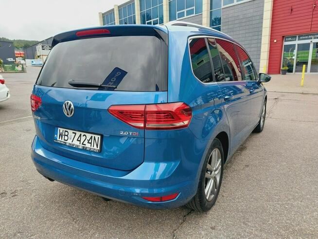 Volkswagen Touran 2,0 TDI 190KM Automat DSG, 7-os, Salon PL, Bezwypadkowy z 2 kpl opon