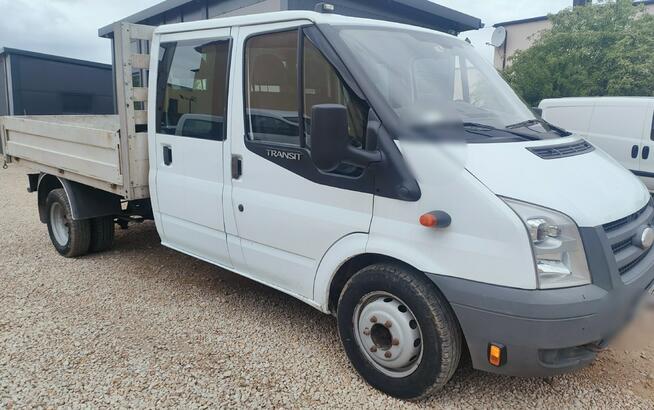 Ford Transit doka 7 osób, na bliźniaku, skrzynia, krajowy