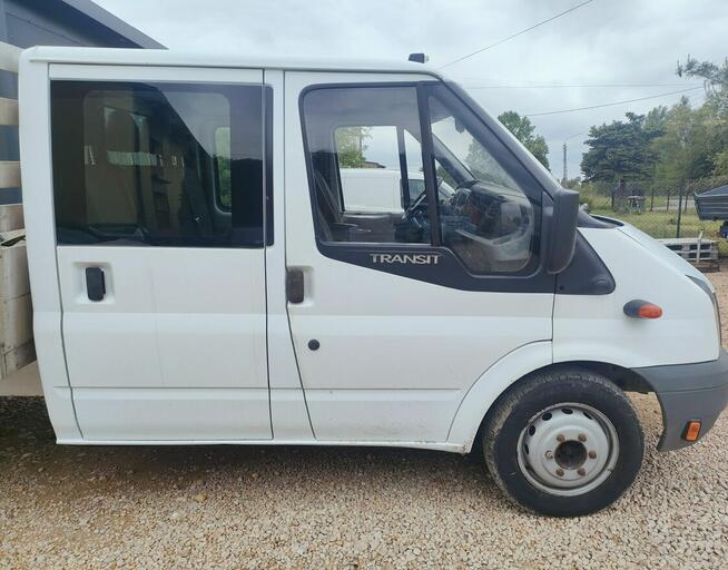 Ford Transit doka 7 osób, na bliźniaku, skrzynia, krajowy