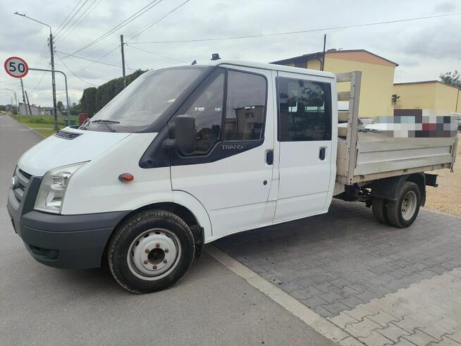 Ford Transit doka 7 osób, na bliźniaku, skrzynia, krajowy