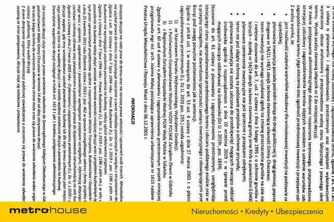 Działka rekreacyjno- budowlana ok 12 km od morza.