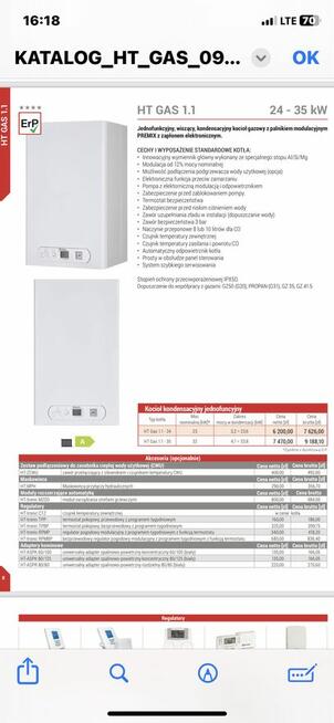 Kocioł kondensacyjny Hizetechnik / unikal jednofunkcyjny