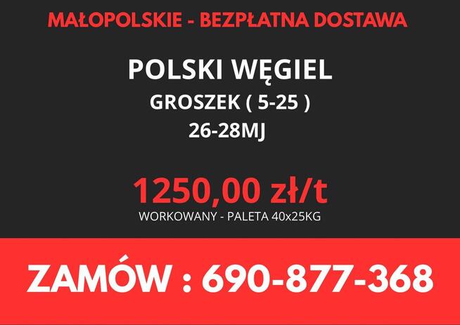 POLSKI WĘGIEL : GROSZEK 5-25, 26-28MJ OŚWIĘCIM I OKOLICE