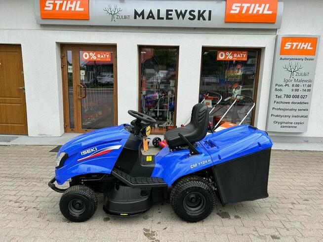 Traktorek ogrodowy ISEKI CM 7124 H silnik KAWASAKI 2 cylindr