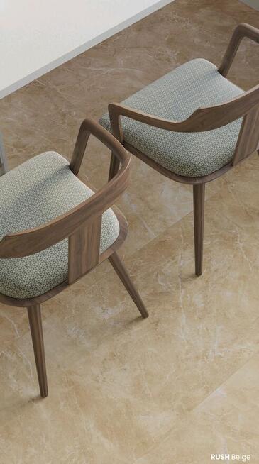 Płytki kuchenne beżowe kamień 120x60 Rush beige gat.1