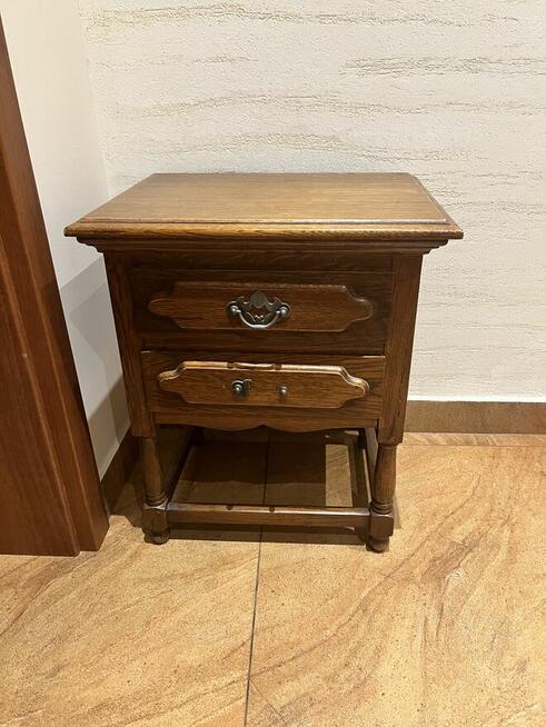 Szafka dębowa wymiary 45 cm szer. / 35 cm i wysokość 53 cm