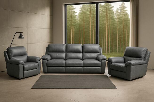 Luksus w Twoim salonie – komplet skórzany DAKOTA