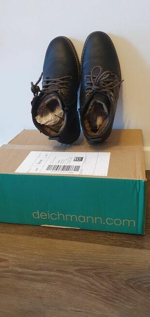 Buty trzewiki kozaki ocieplane NOWE RIEKER r.40 skora nat.