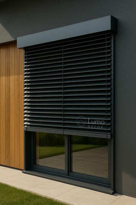 Żaluzje fasadowe natynkowe i podtynkowe na wymiar