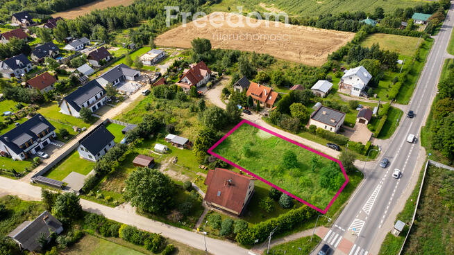 Świetnie położona działka w Jagatowie. -MEDIA!