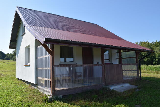 Domek wypoczynkowy 60m2 na działce 8,3a- Dylągowa.
