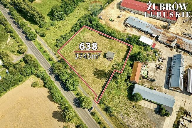 Działka inwestycyjna z WZ, 3.745 m²