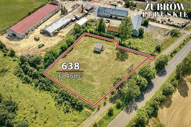 Działka inwestycyjna z WZ, 3.745 m²