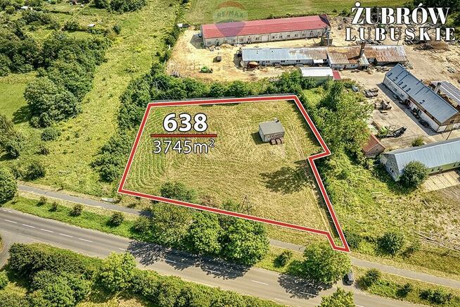 Działka inwestycyjna z WZ, 3.745 m²