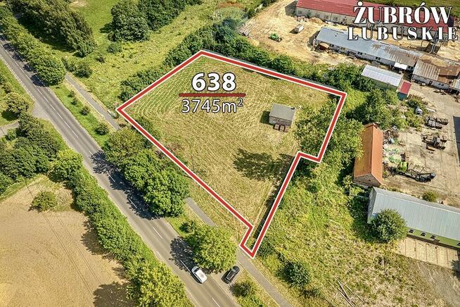 Działka inwestycyjna z WZ, 3.745 m²