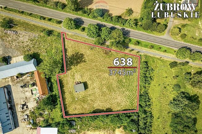 Działka inwestycyjna z WZ, 3.745 m²