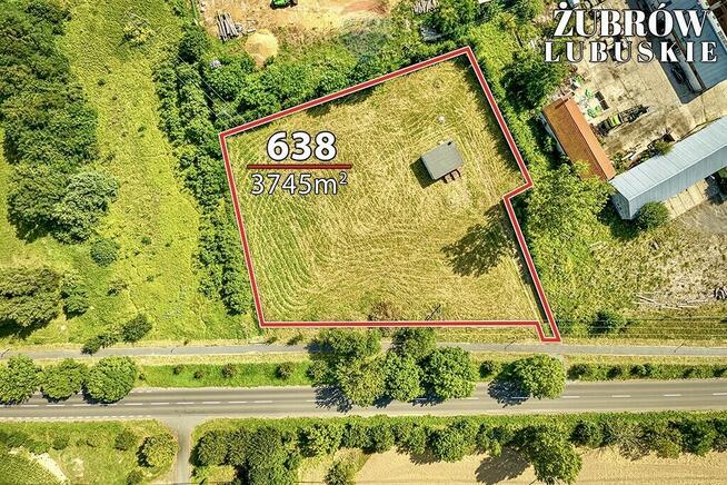 Działka inwestycyjna z WZ, 3.745 m²