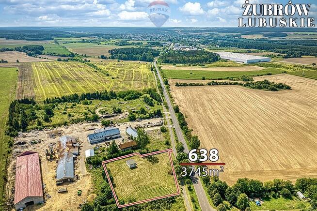 Działka inwestycyjna z WZ, 3.745 m²