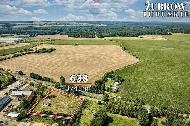 Działka inwestycyjna z WZ, 3.745 m²